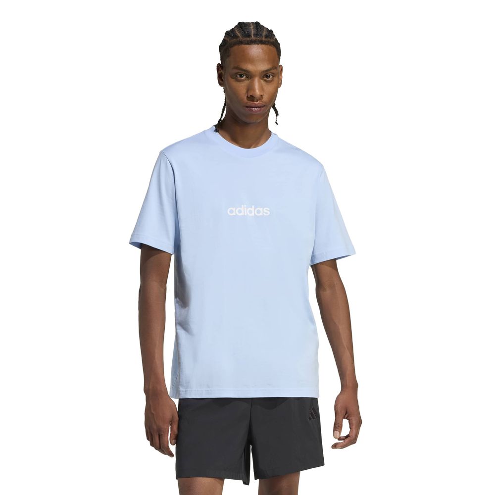adidas M Lin Sj T - globlu/white
