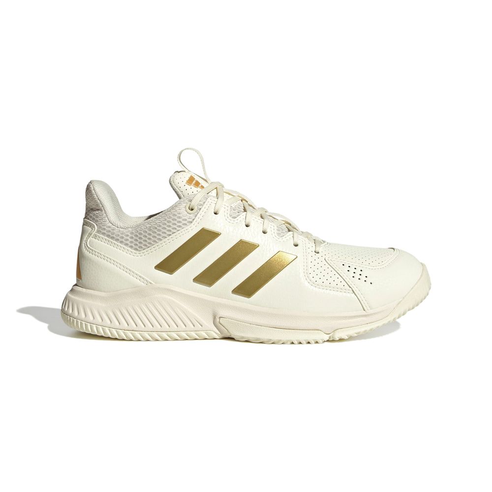 adidas Court Flight - owhite/goldmt/cblack