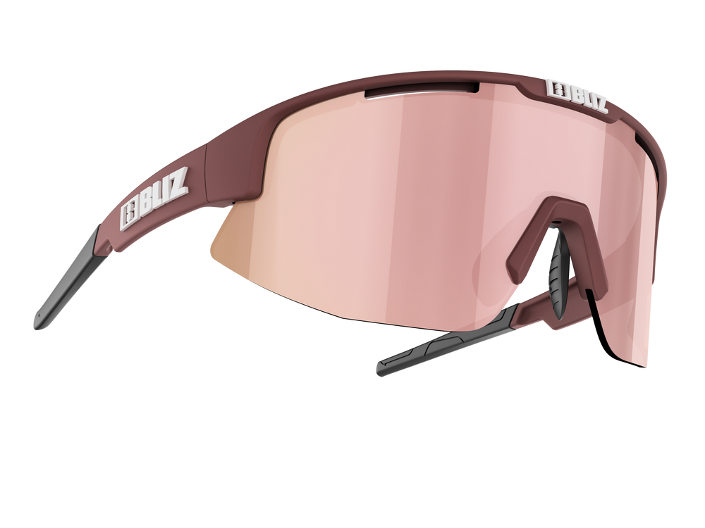 Bliz Matrix Small - Matt Burgundy/Brown w Rose mul