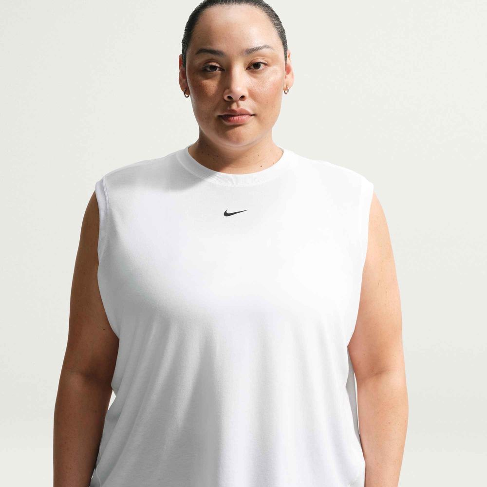 Nike One Relaxed Dri-FIT-Tanktop (Damen) (große Größen) - White / Black