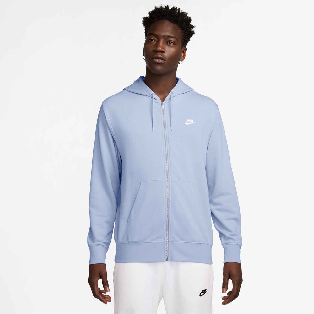 Nike Nike Club Men'S Full-Zip French Ter - hydrogen blue/hydrogen blue/white