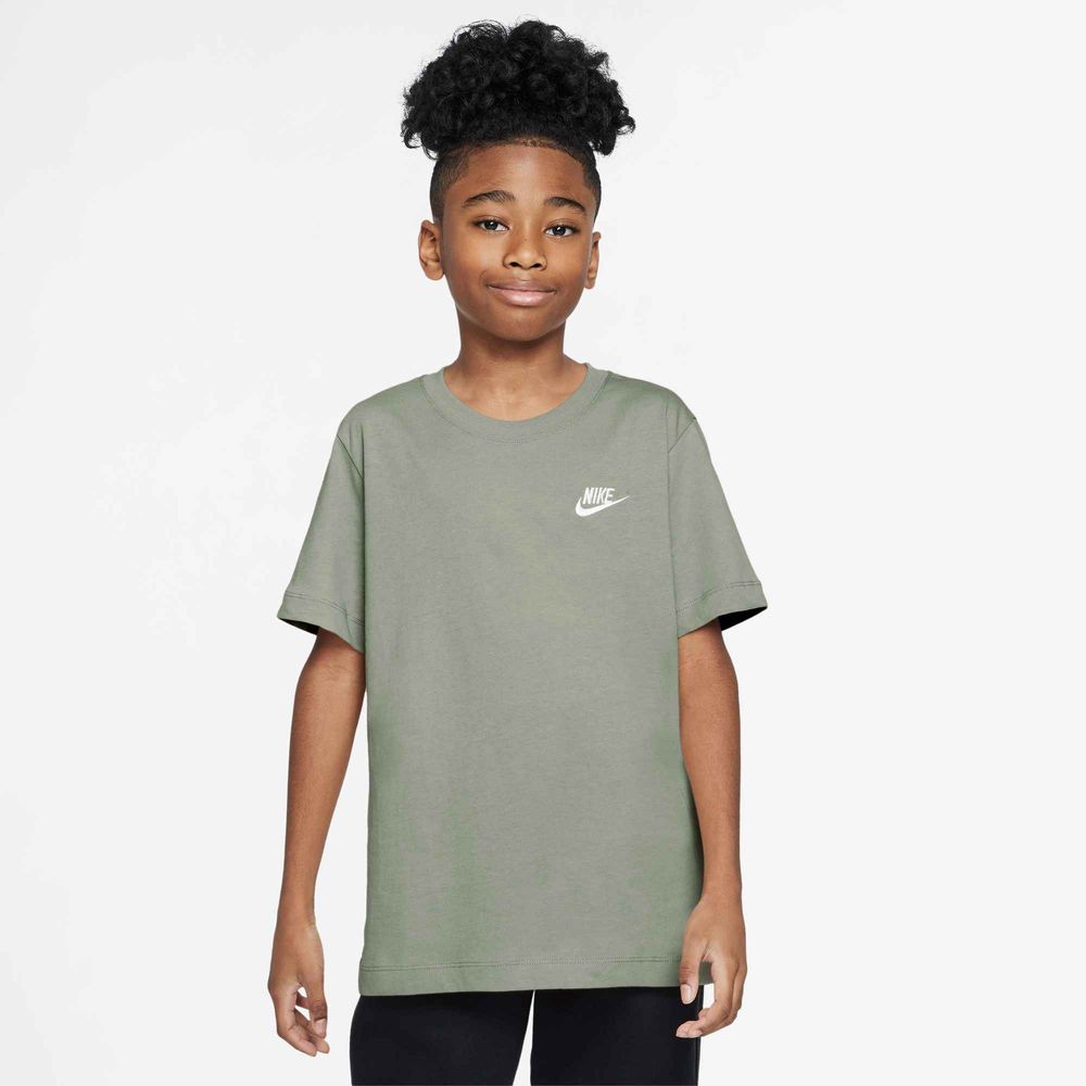 Nike Nike Sportswear Big Kids' T-Shirt - spruce fog/white