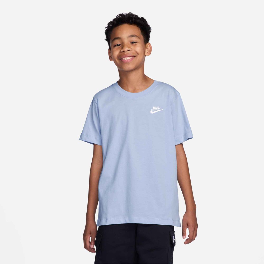 Nike Nike Sportswear Big Kids' T-Shirt - hydrogen blue/white