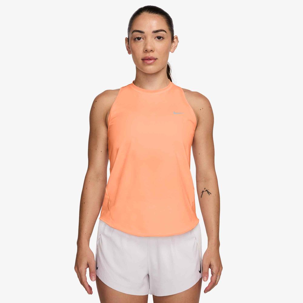 Nike W Nk Swift Df Tank Top - orange pulse/reflective silv