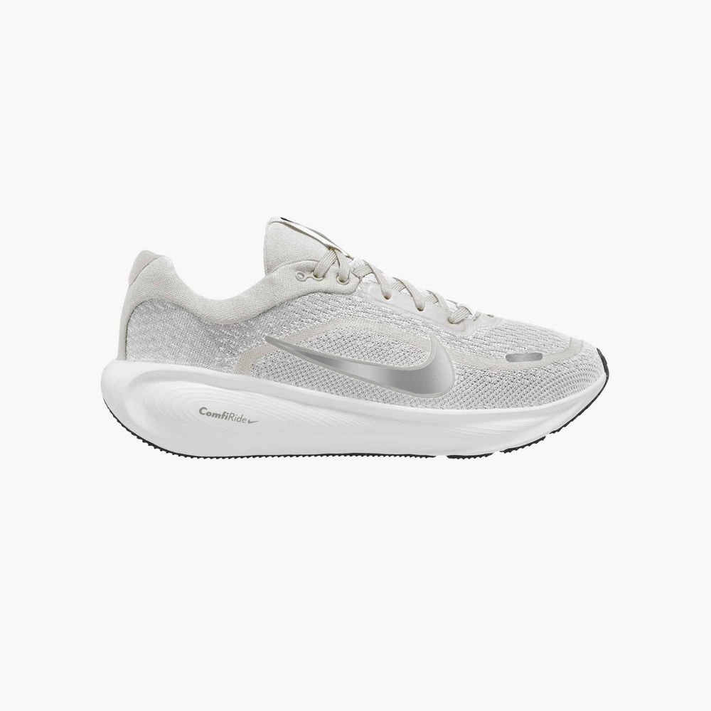 Nike Nike Stellar Ride Big Kids' Running - white/metallic silver-vast grey-bla