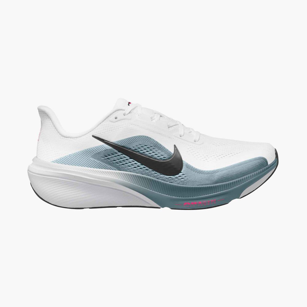 Nike Air Zoom Pegasus 42 - white/black-mineral slate-hyper pin