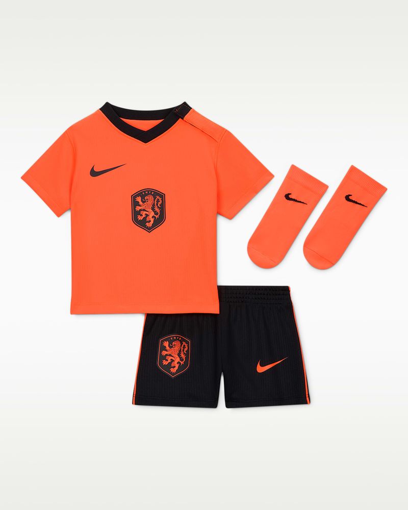 Nike Niederlande Stadium Dri-FIT Set - Hyper Crimson / Black