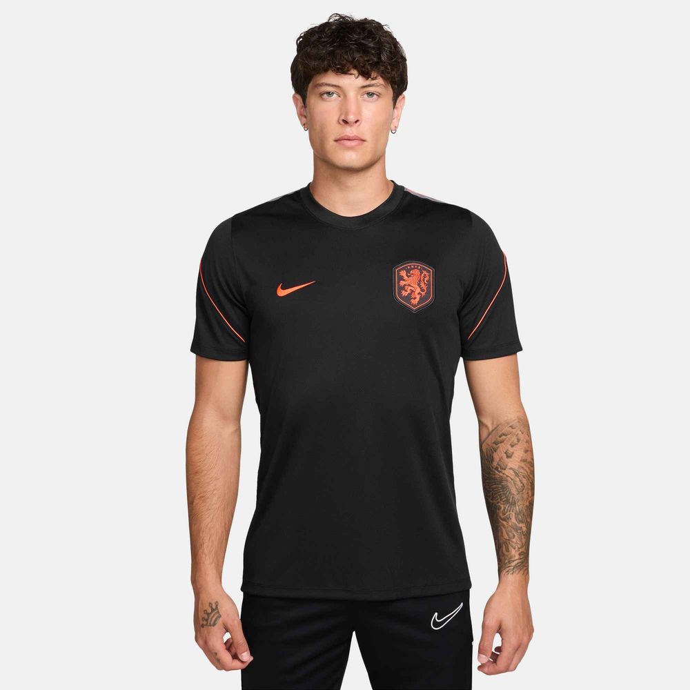 Nike Knvb M Nk Df Strk Ss Top K - black/hyper crimson/hyper crimson