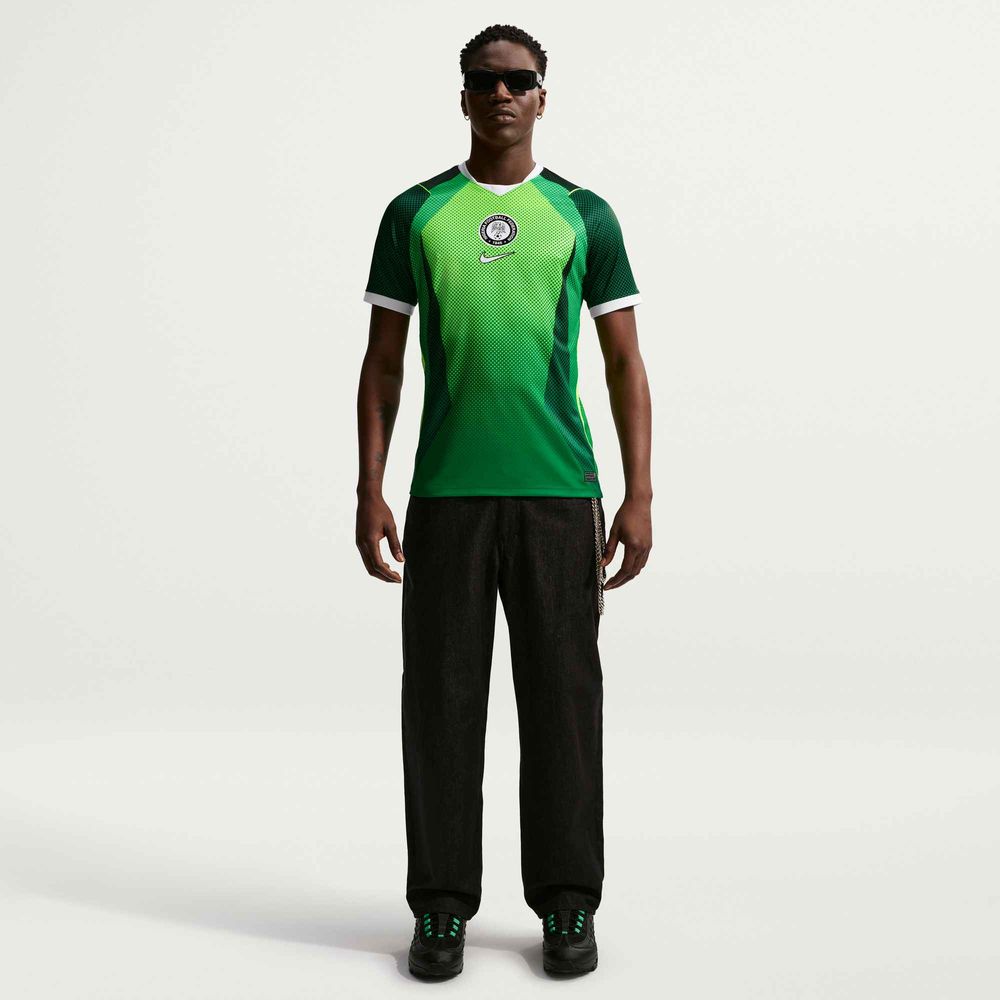 Nike Nff M Nk Df Jsy Ss Stad Hm - pine green/electric green/white