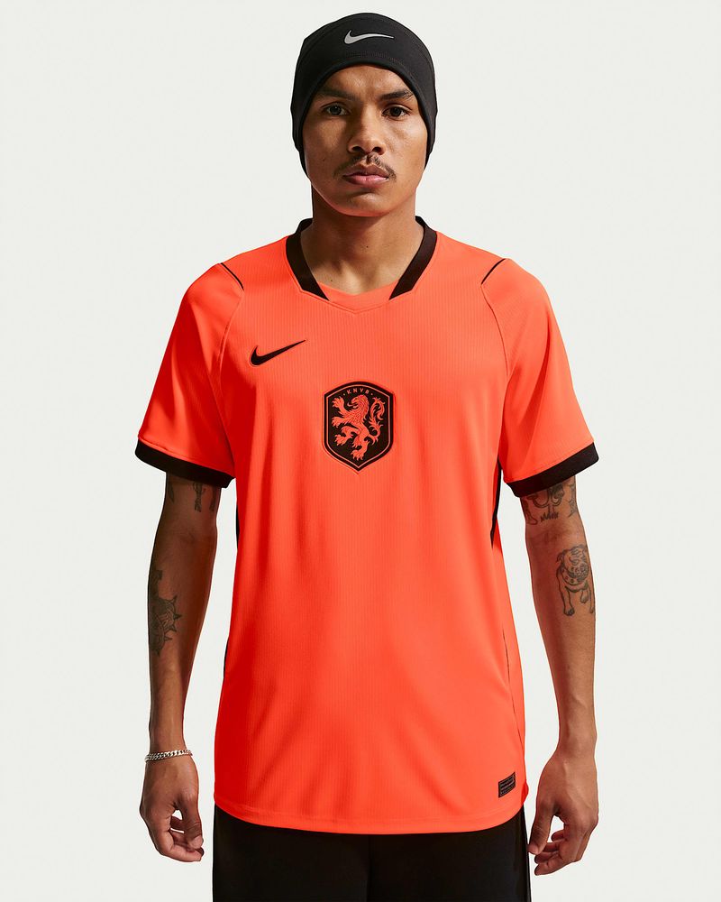 Nike Niederlande Niederländische Nationalmannschaft 2026 Stadium Heim Dri-FIT Fußballtrikot Herren - Hyper Crimson / Black