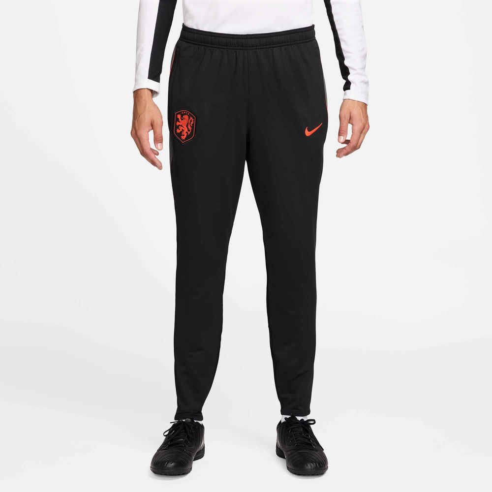 Nike Niederlande Strike Dri-FIT Strick-Fußballhose Herren - Black / Hyper Crimson
