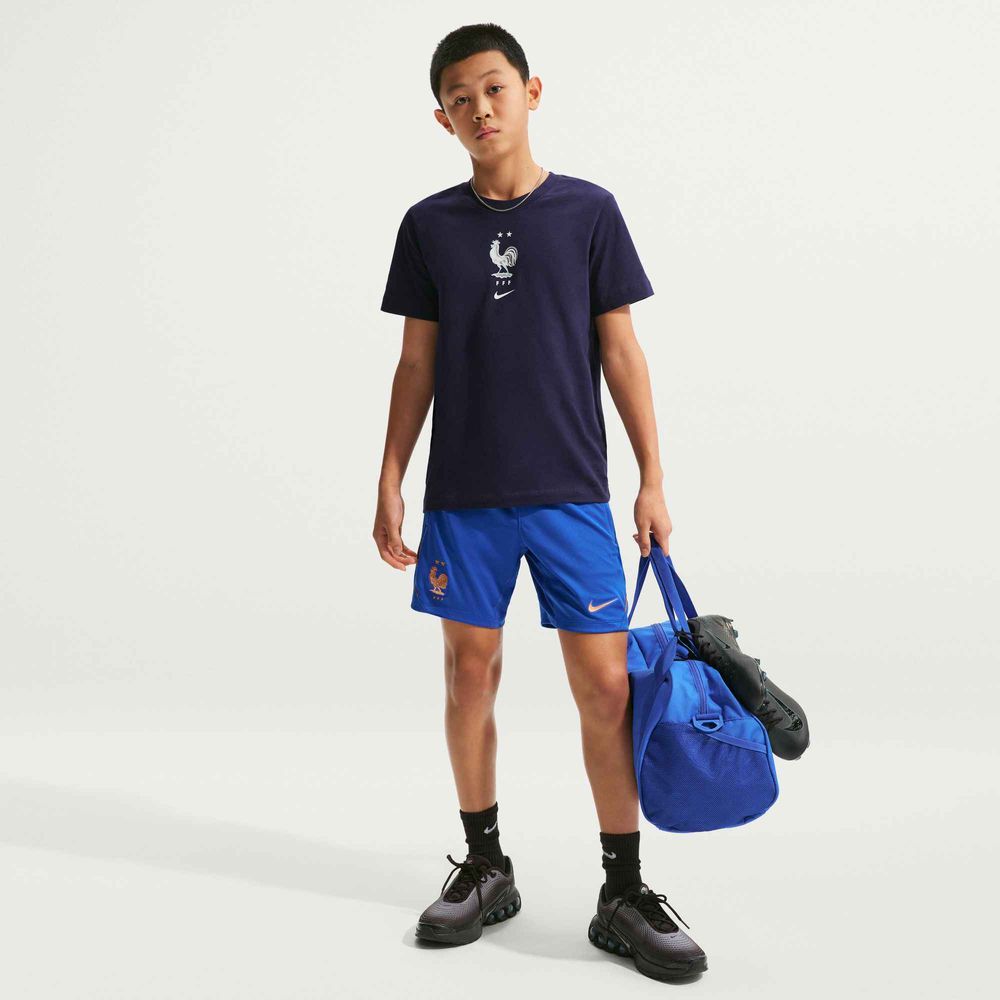 Nike Frankreich FFF Strike Dri-FIT Fußballshorts aus Strickmaterial Kinder - Game Royal / Monarch