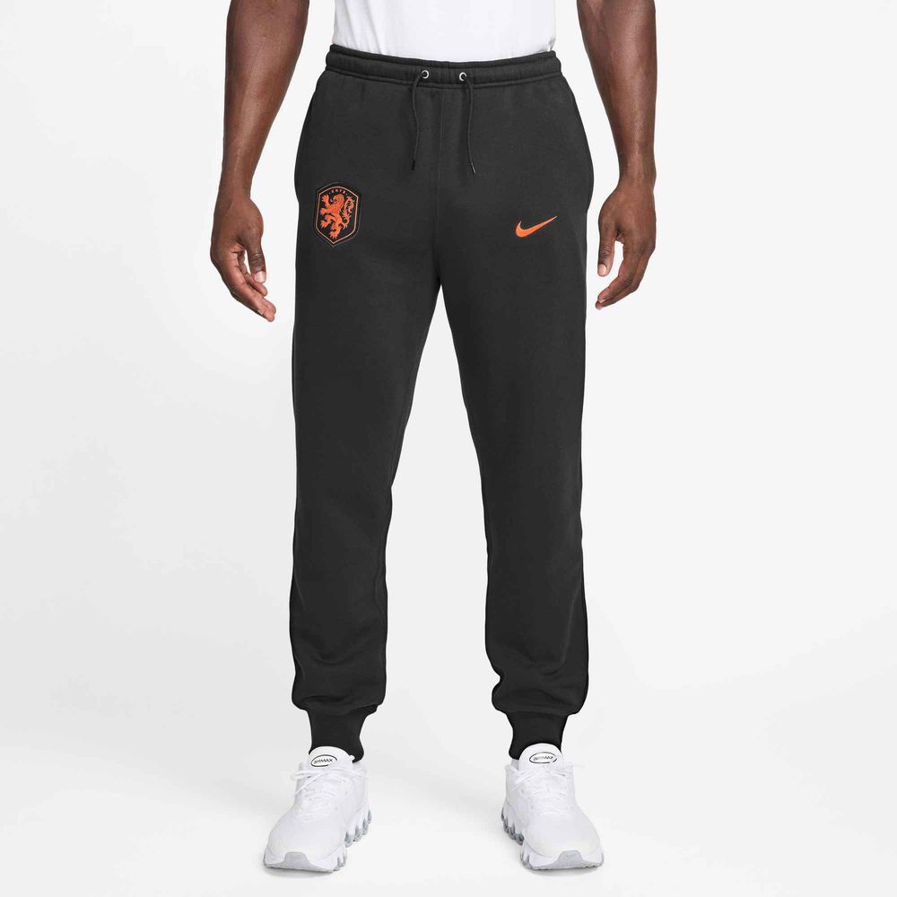 Nike Niederlande Club Football Jogger Herren - Black / Hyper Crimson