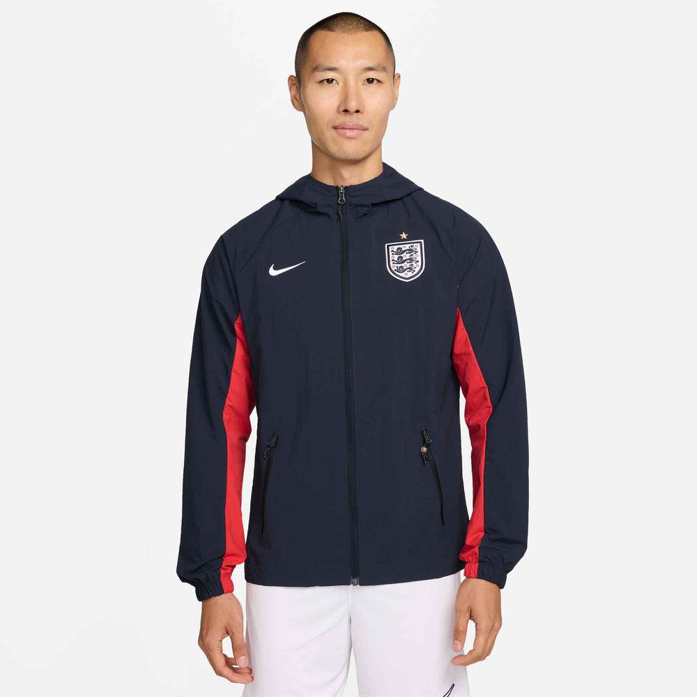 Nike England Jacke Herren - Obsidian / Speed Red