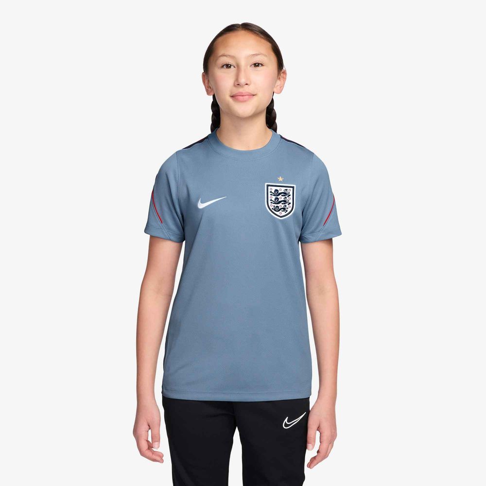 Nike Ent Y Kinder Nk Df Strk Ss Top K - work blue/obsidian/white