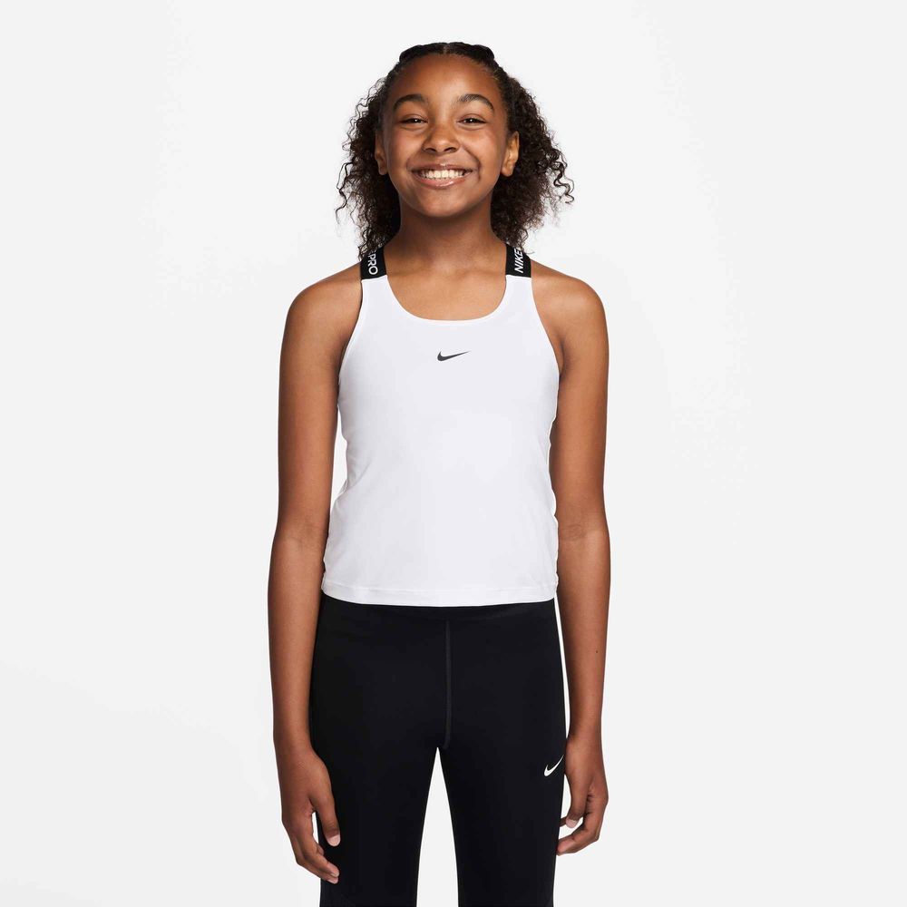 Nike Nike Pro Big Kids' (Girls') Dri-Fit - white/black/black