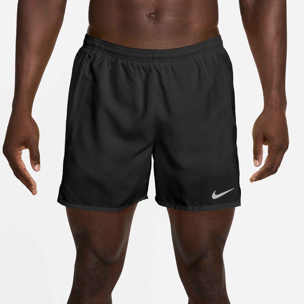 Nike Miler Dri-FIT 2-in-1-Laufshorts für Herren (ca. 12,5 cm) - Black / Reflective Silv
