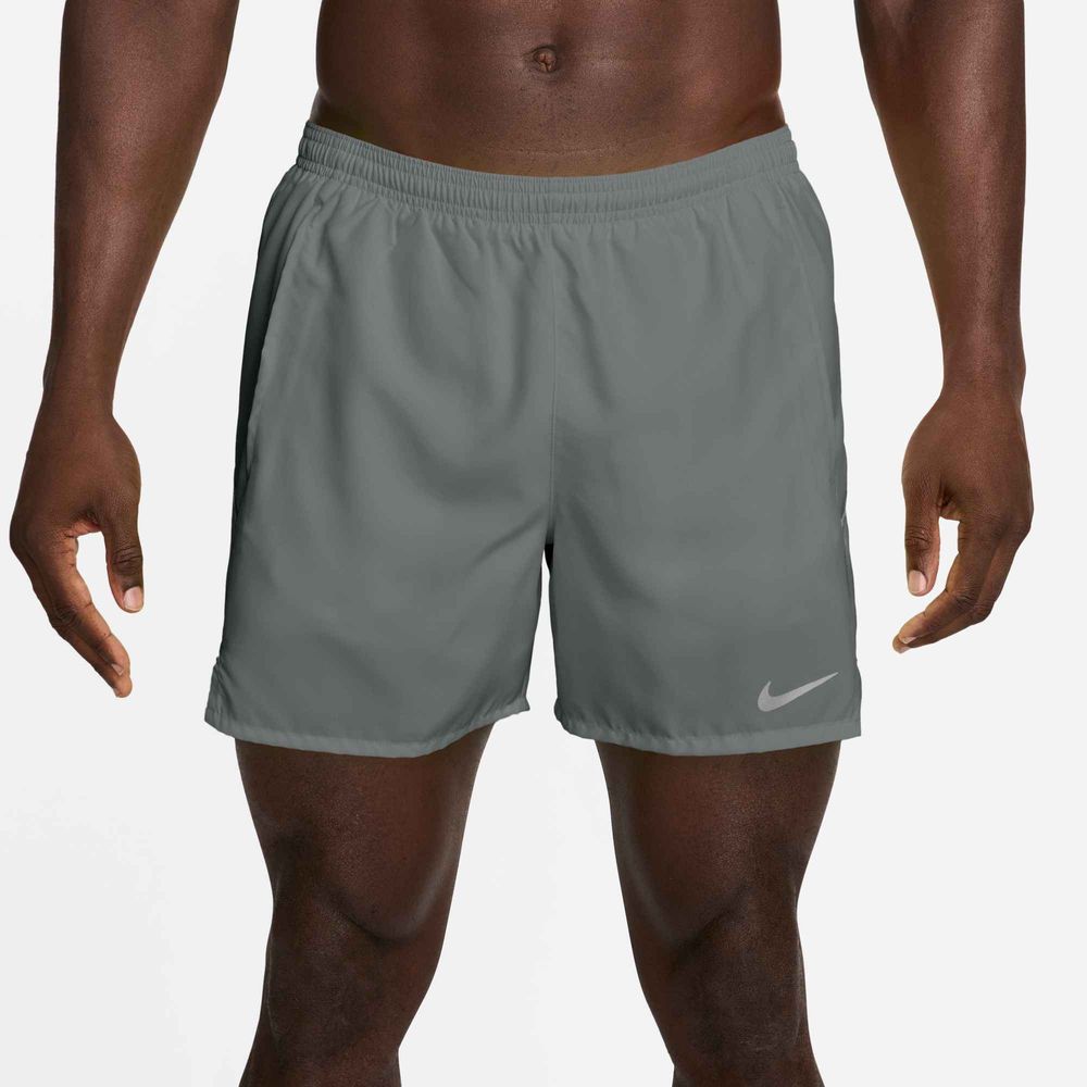 Nike Miler Dri-FIT 2-in-1-Laufshorts für Herren (ca. 12,5 cm) - Smoke Grey / Reflective Silv