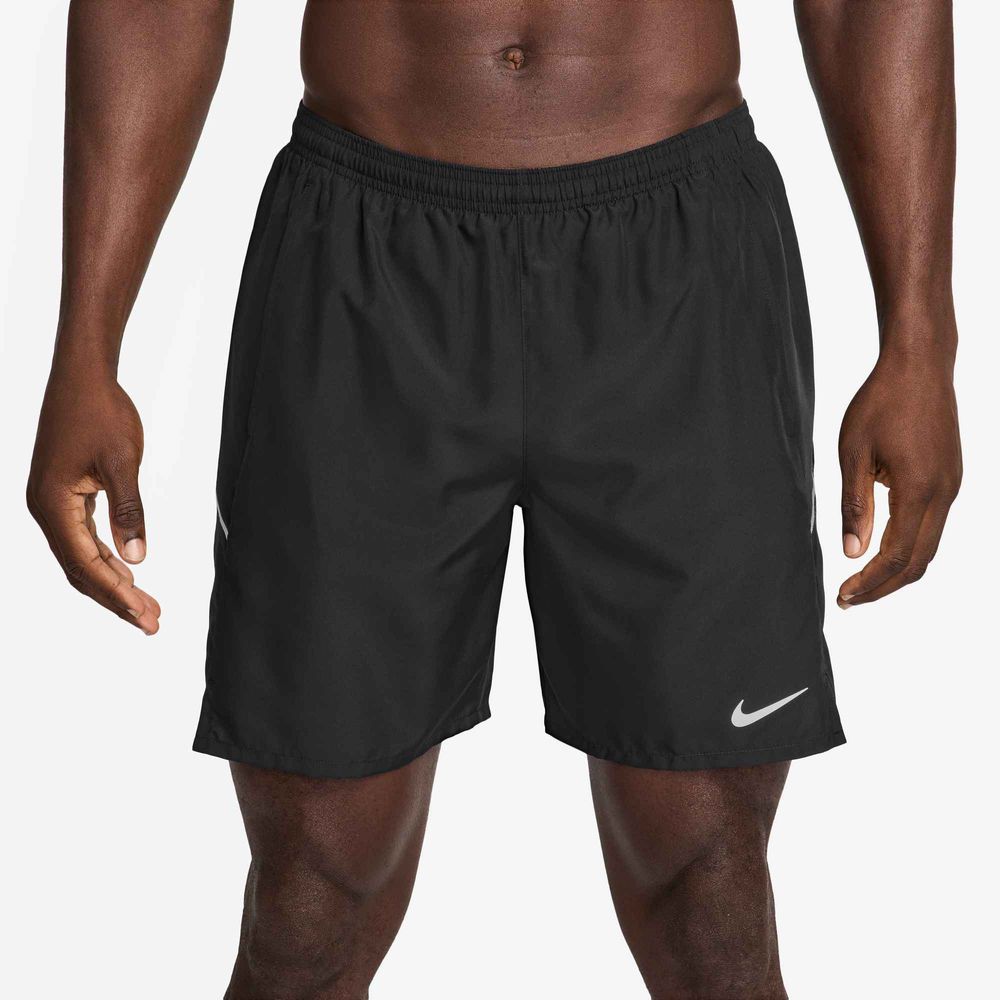 Nike Miler Dri-FIT 2-in-1-Laufshorts für Herren (ca. 18 cm) - Black / Reflective Silv