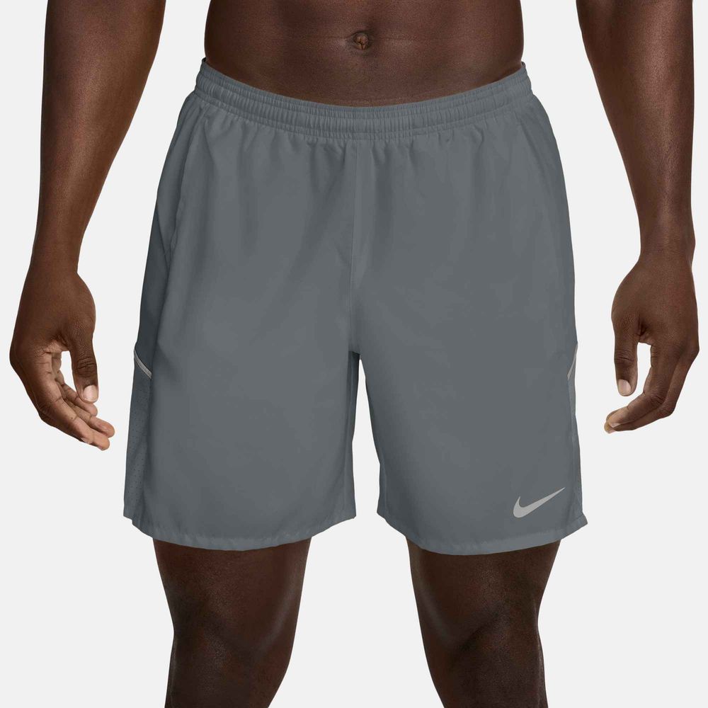 Nike Miler Dri-FIT-Laufshorts ohne Futter für Herren (ca. 18 cm) - Smoke Grey / Reflective Silv
