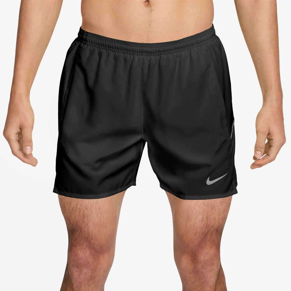 Nike Miler Dri-FIT Laufshorts mit integriertem Slip (ca. 12,5 cm) Herren - Black / Reflective Silv