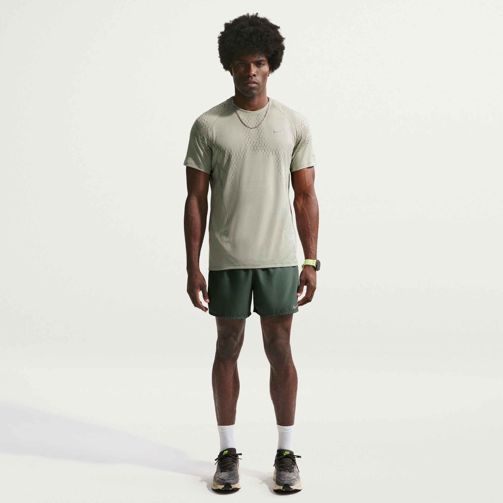 Nike Stride Dri-FIT ADV Kurzarm-Laufoberteil Herren - Spruce Fog / Light Army