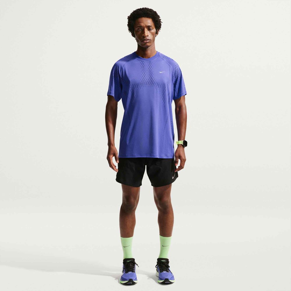 Nike Stride Dri-FIT ADV Kurzarm-Laufoberteil Herren - Lapis / Deep Royal Blue