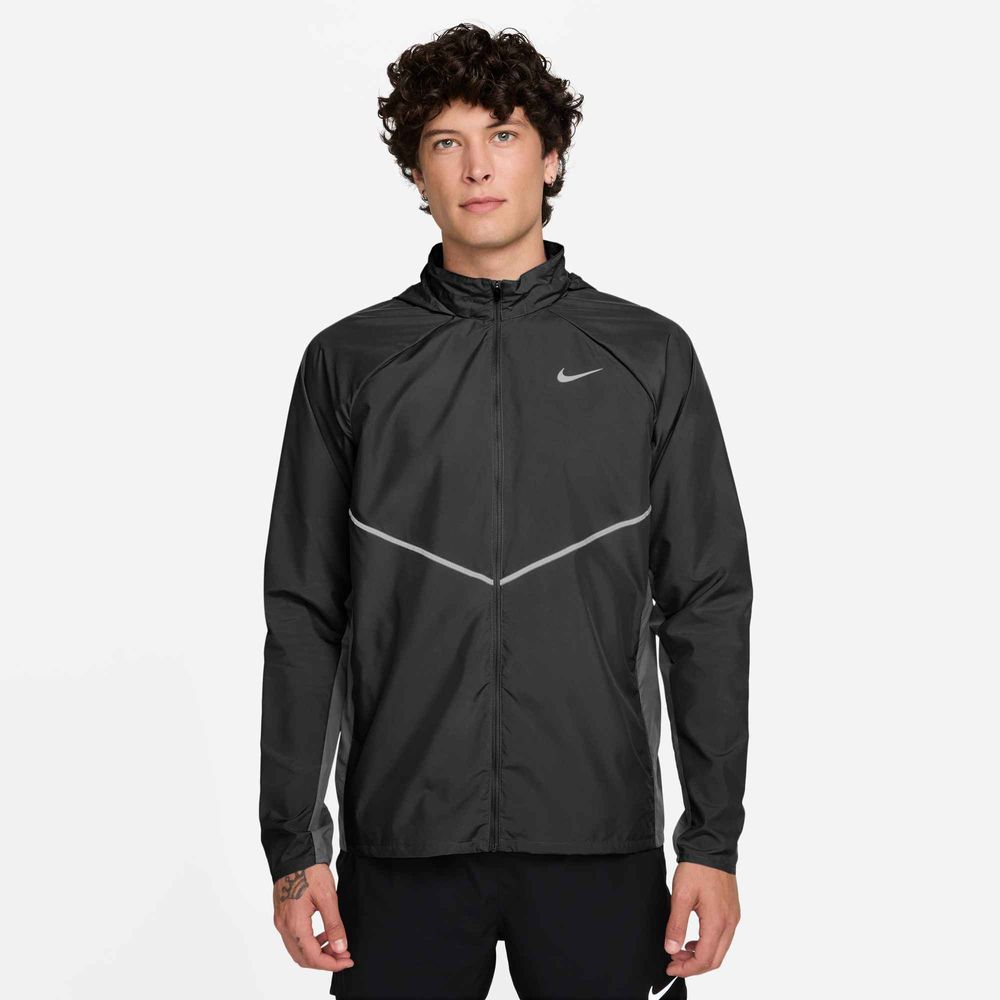 Nike Nike Miler Men'S Uv Repel Running J - black/black/reflective silv