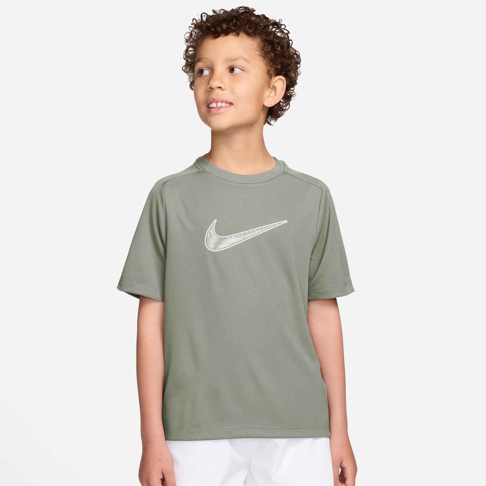 Nike B Nk Df Multi Ss Top Hbr - spruce fog/white