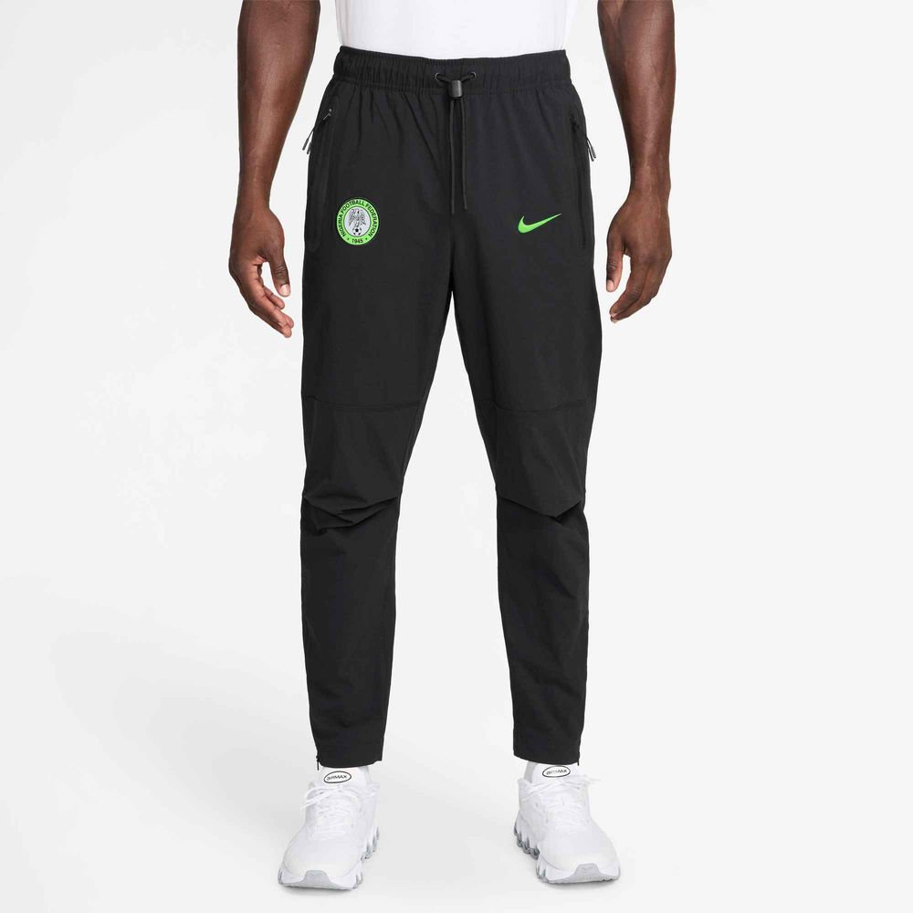 Nike Nigeria Tech Fußballhose aus Webmaterial Herren - Black / Electric Green