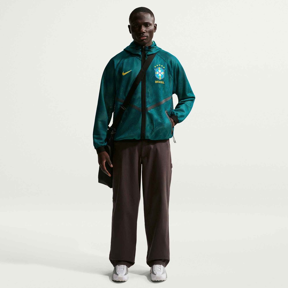 Nike Brasilien Dri-FIT Fußball-Hymnenjacke Herren - Geode Teal / Light Menta