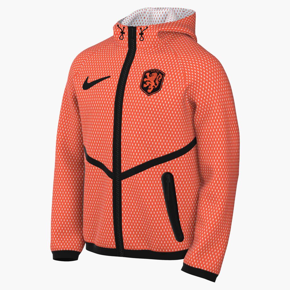 Nike Niederlande Dri-FIT Fußball-Hymnenjacke Herren - Hyper Crimson / Black