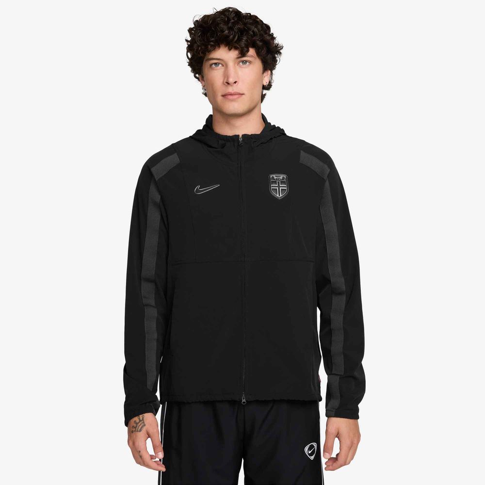Nike Norwegen Energy Dri-FIT Fußballjacke aus Webmaterial für Herren - Black / Anthracite