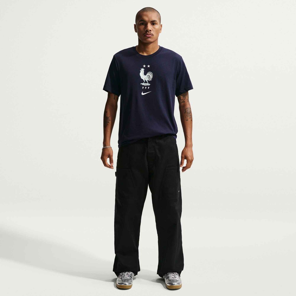 Nike Frankreich FFF Fußball T-Shirt Herren - Blackened Blue