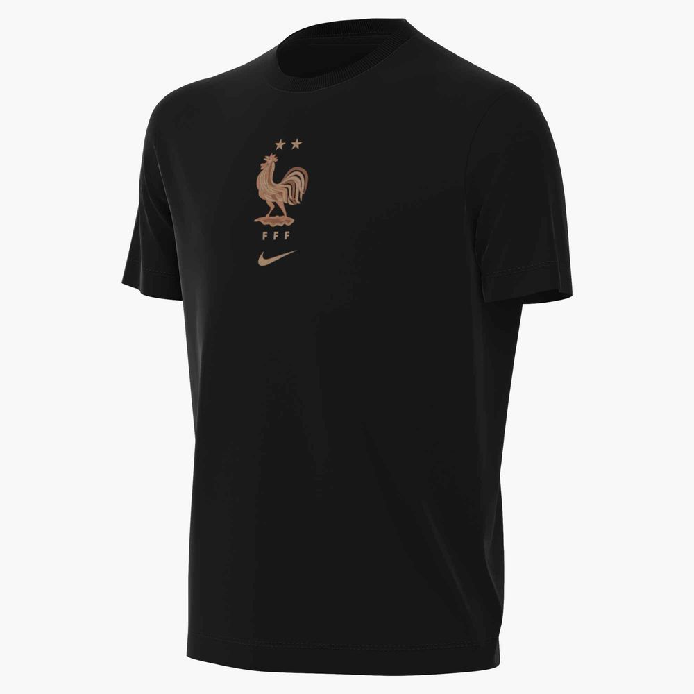 Nike Frankreich FFF Fußball-T-Shirt Kinder - Schwarz