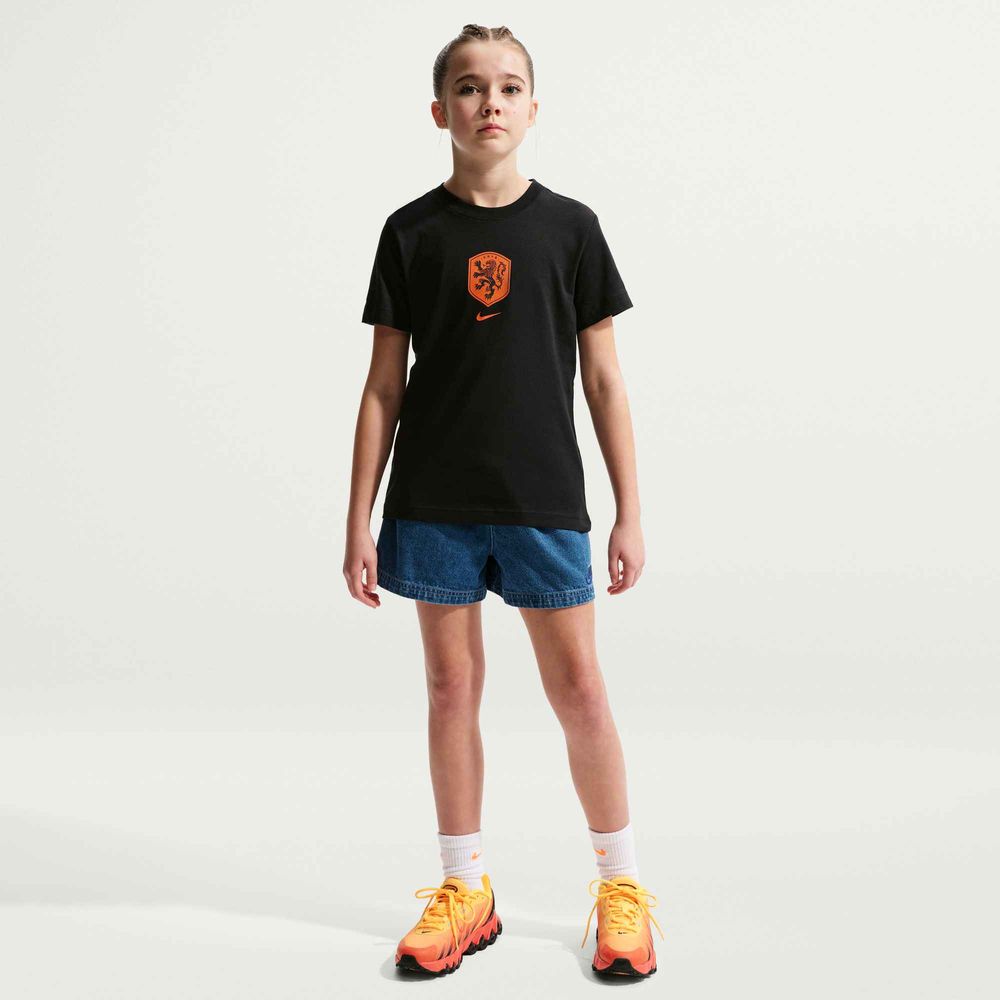 Nike Niederlande Fußball-T-Shirt Kinder - Schwarz