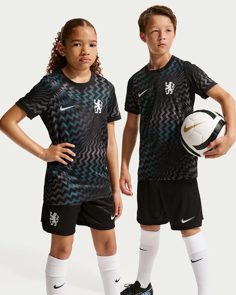 Nike Cfc Y Kinder Nk Df Jsy Ss Stad Gk - black/black/white