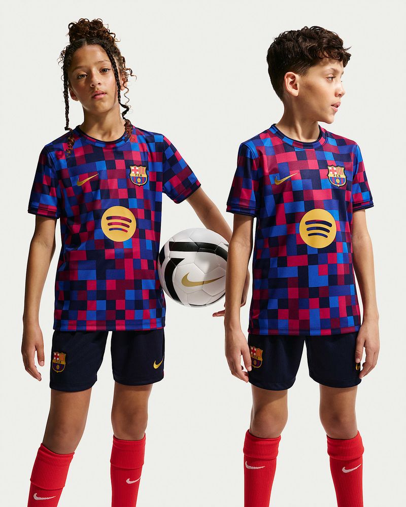 Nike Fcb Ynk Df Sstop K Hm Pm - noble red/noble red/mineral yellow