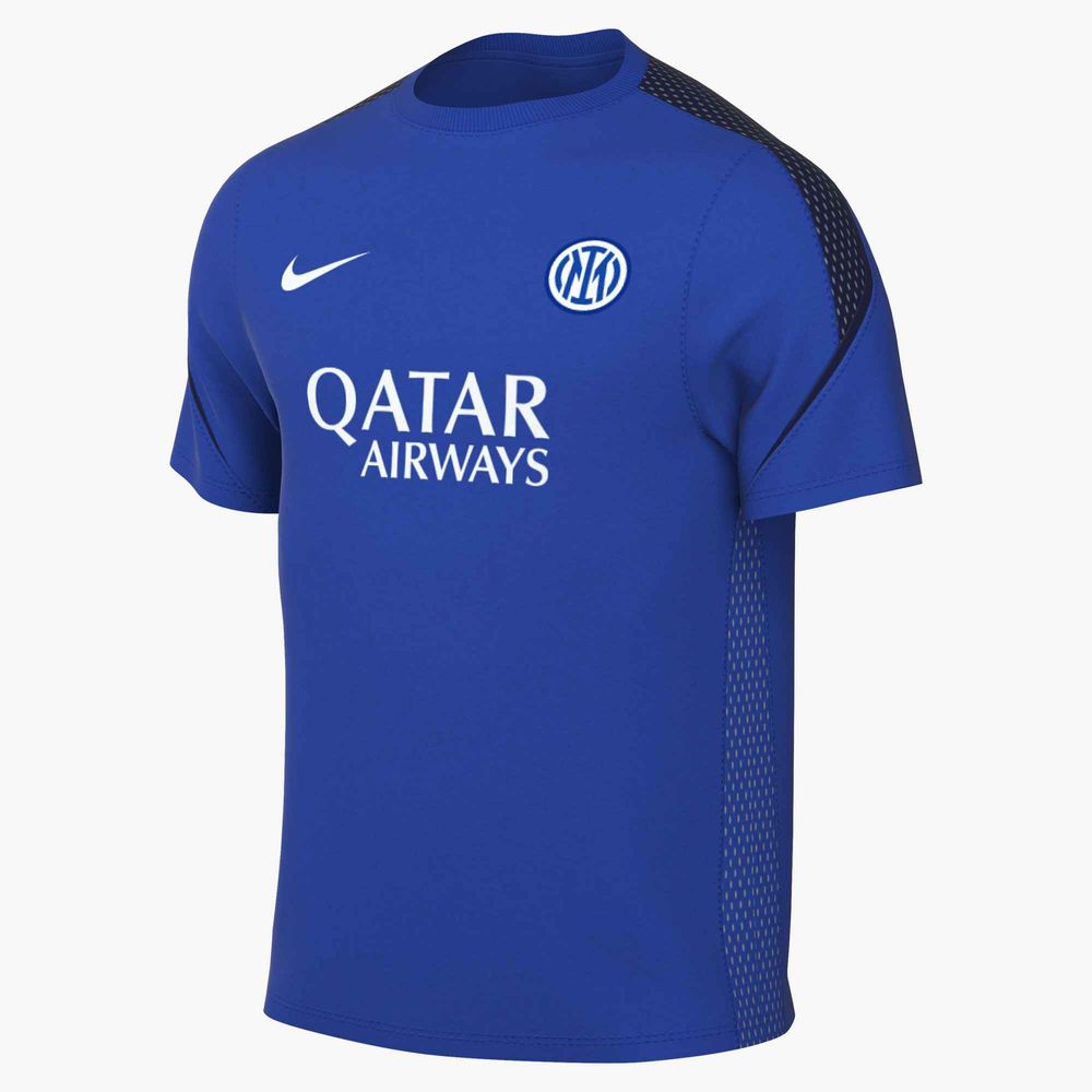 Nike Inter Milan Strike Fußball Dri-FIT Kurzarm Oberteil Herren - Lyon Blue / Blue Void