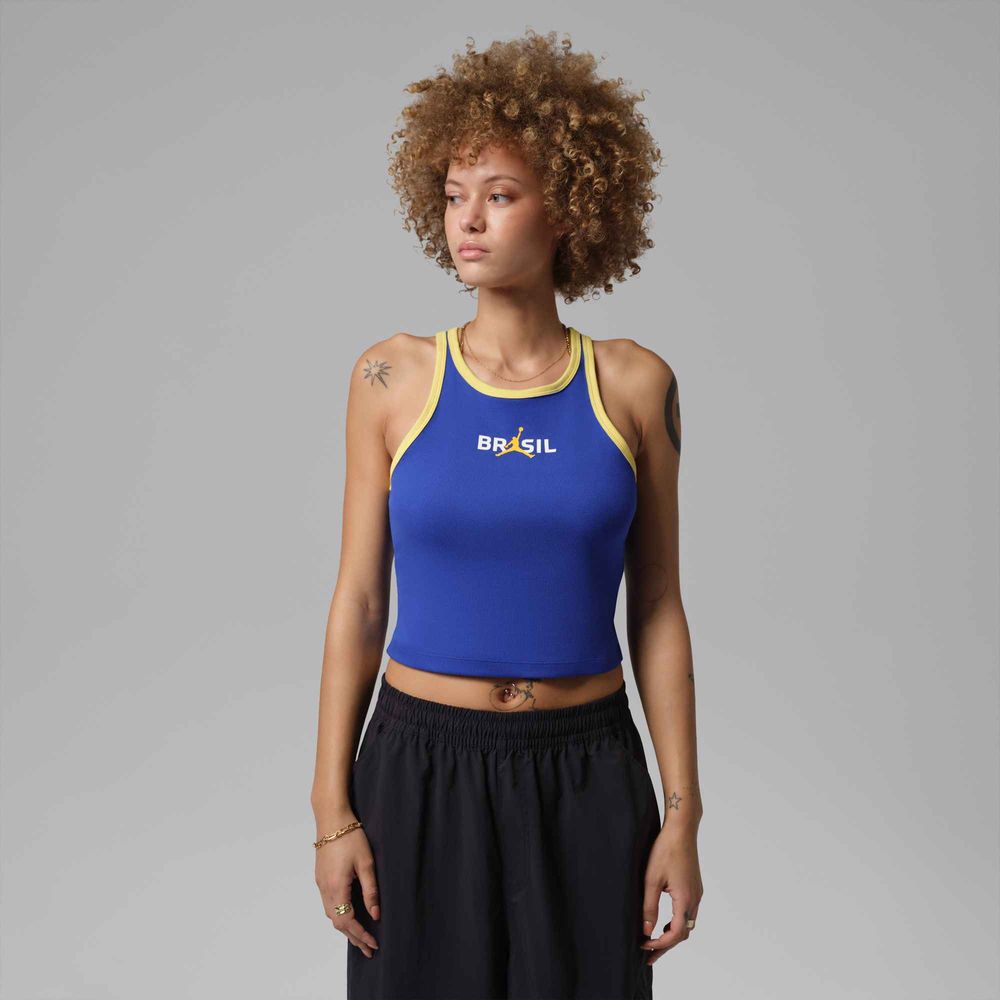Nike W J Gx Tank P6 - old royal/yellow pulse