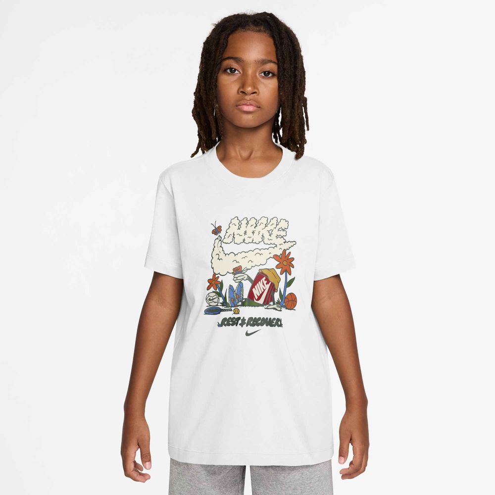Nike Nike Sportswear Big Kids' T-Shirt - white