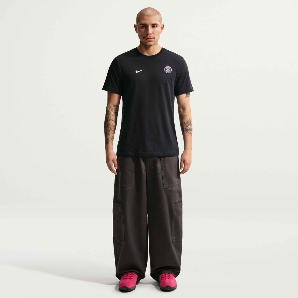 Nike Paris Saint-Germain Essential Fußball T-Shirt Herren - Schwarz