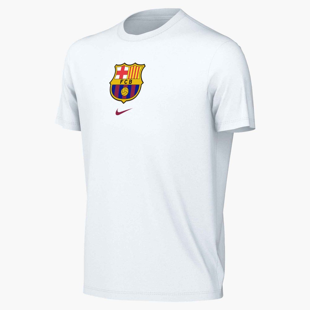 Nike FC Barcelona Fußball-T-Shirt Kinder - Weiß
