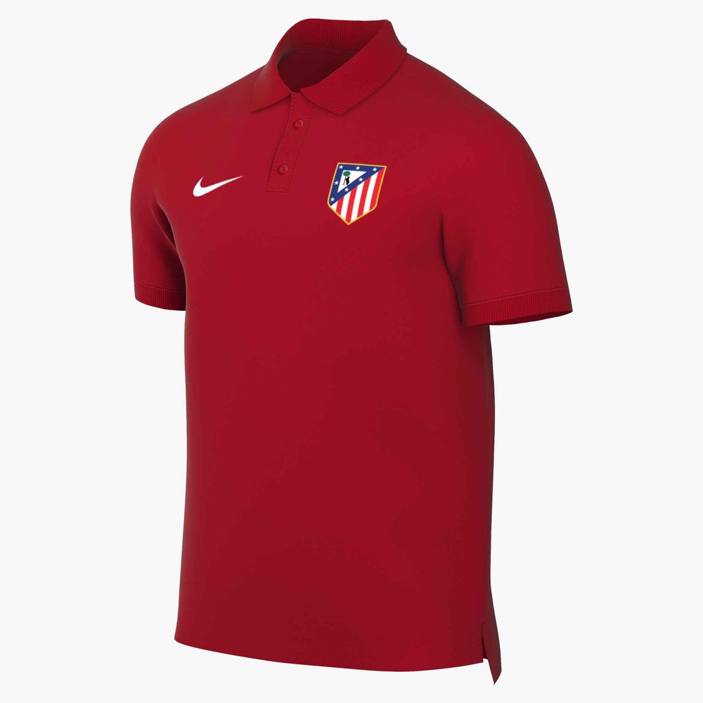 Nike Atlético Madrid Club Fußball Polo Herren - University Red / White