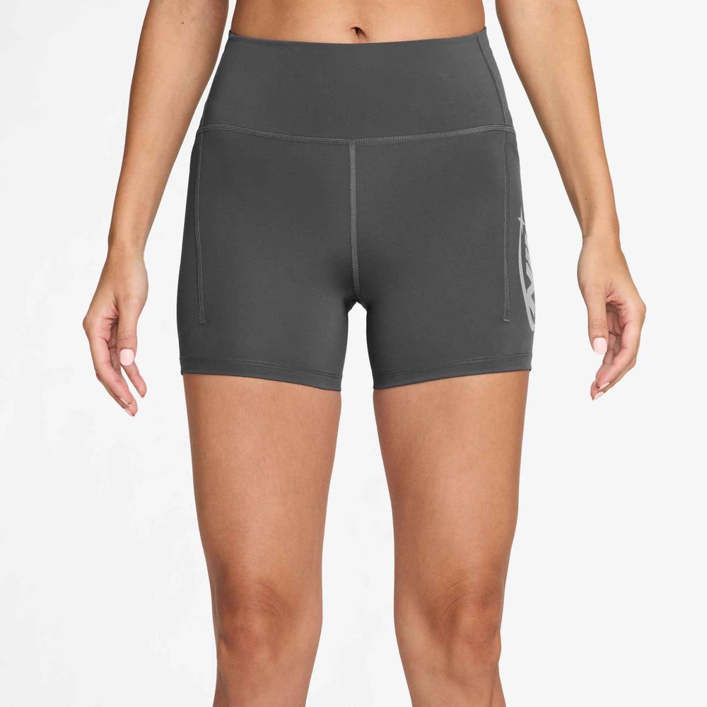 Nike Nike Swift Women'S High-Waisted 4" - medium ash/reflective silv
