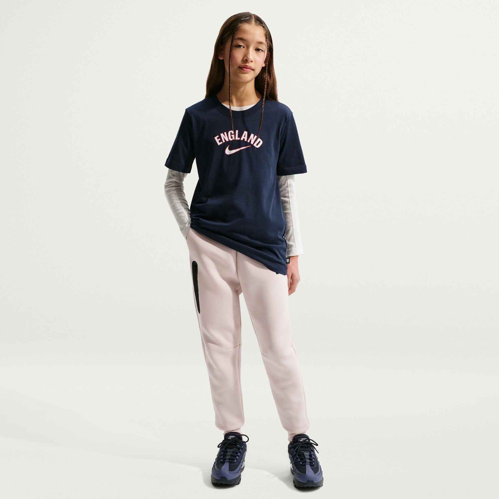 Nike England Fußball-T-Shirt Kinder - Obsidian