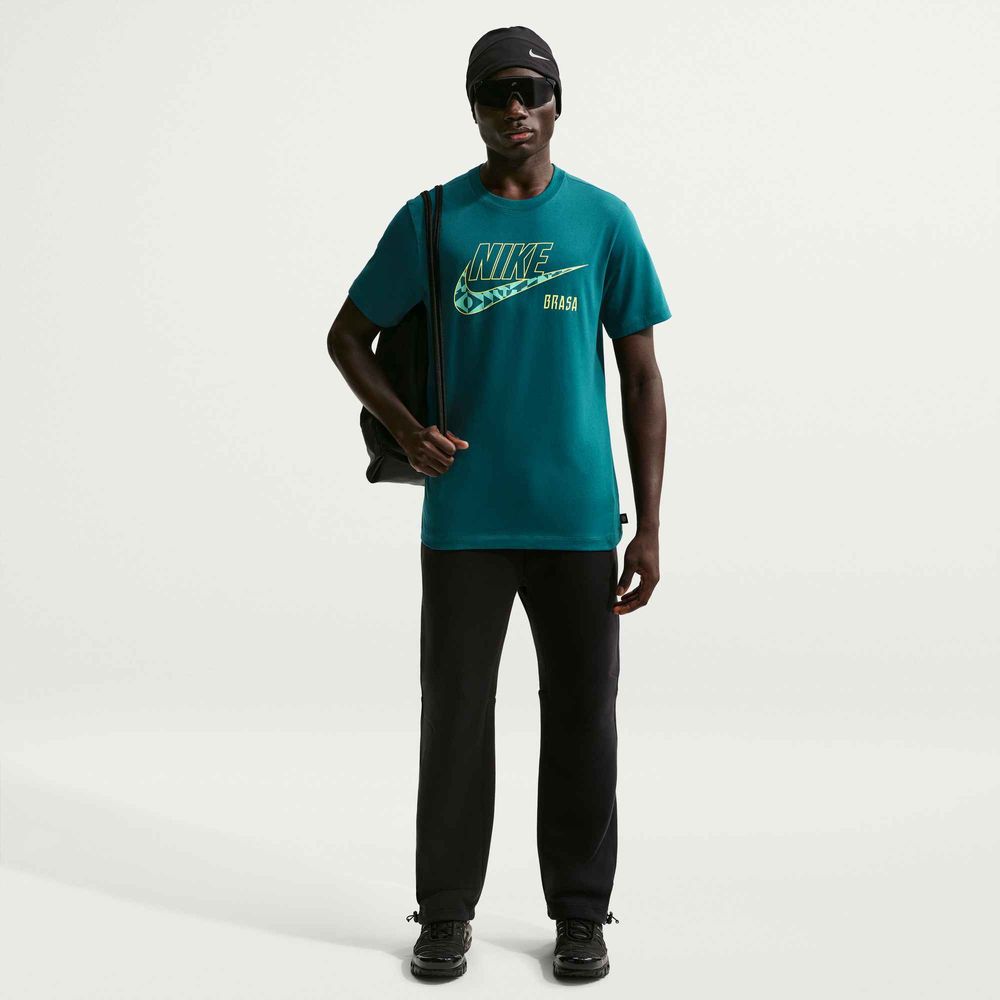 Nike Brasilien Football T-Shirt Herren - Geode Teal