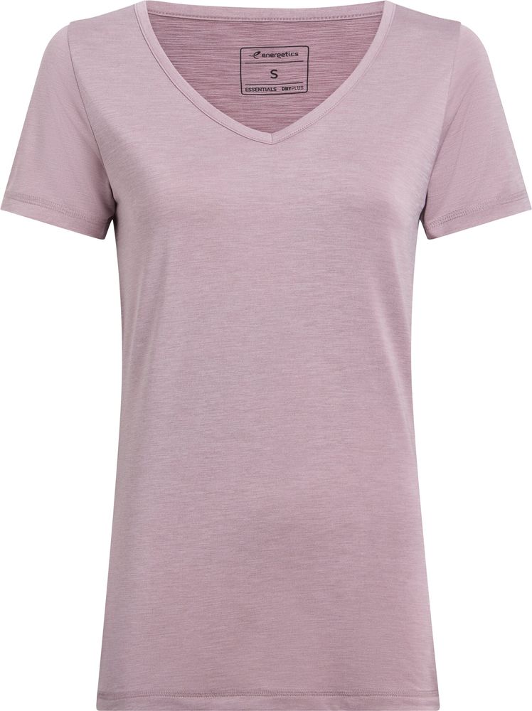 Energetics Da.-Shirt Gaminel SS W - MELANGE/LILAC DARK/R