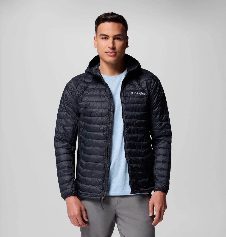 Columbia Powder Pass Hybrid Hooded Jack - BLACK