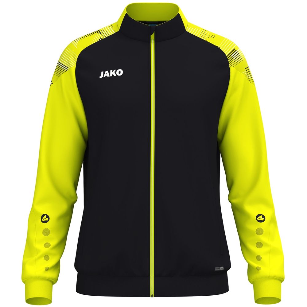 Jako Polyesterjacke Sonic - schwarz/neongelb